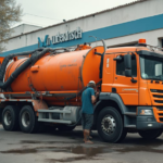 Откачка автомойки илососом